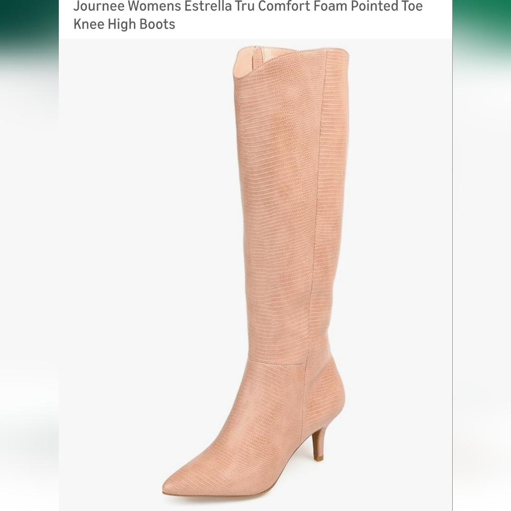 Journee Collection Women's Over the Knee Boots in Tan